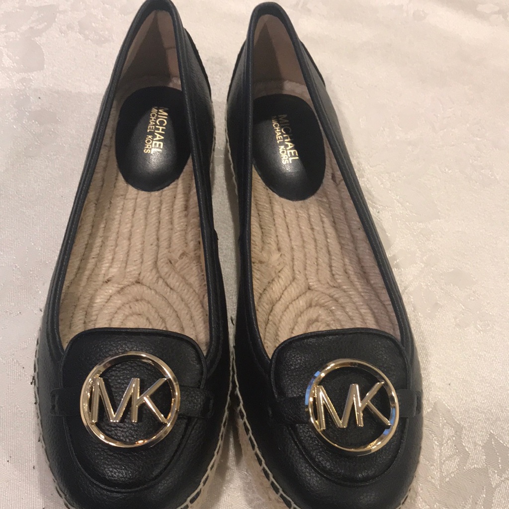 Michael Kors Black Espadrilles Size 8